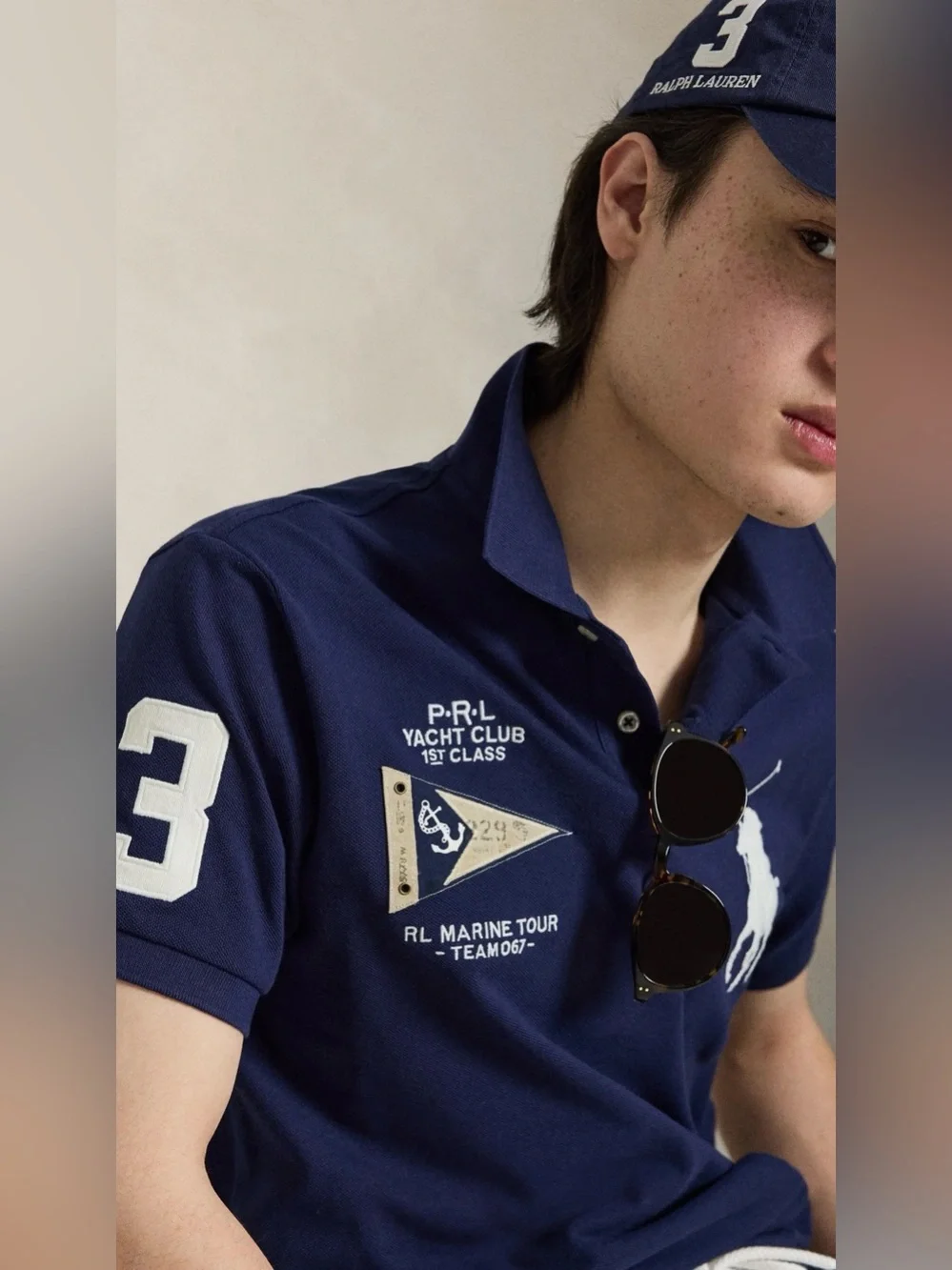 Polo Ralph Lauren Men`s Navy Blue Yacht Club Big Pony Polo Shirt ~ XLarge ~ NWT
